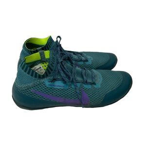 Nike Size 8.5 Running Athletic Sneakers Shoes Free Hyper Reflective Blue Purple